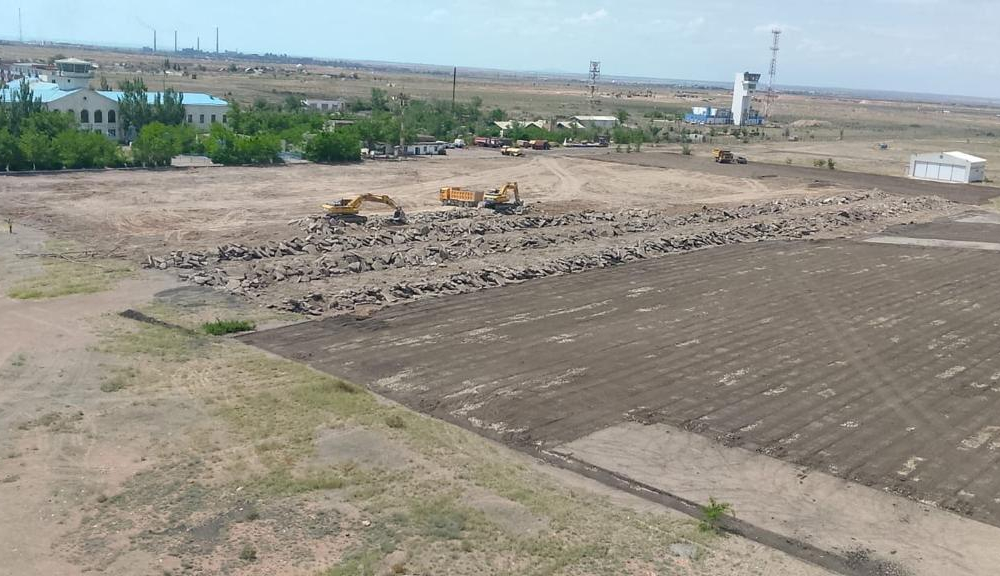 В Балхаше начали реконструкцию аэропорта